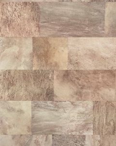 Carrelage en pierre doré